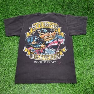 Sturgis Biker Week Shirt Medium 19x25 South-Dakota Black